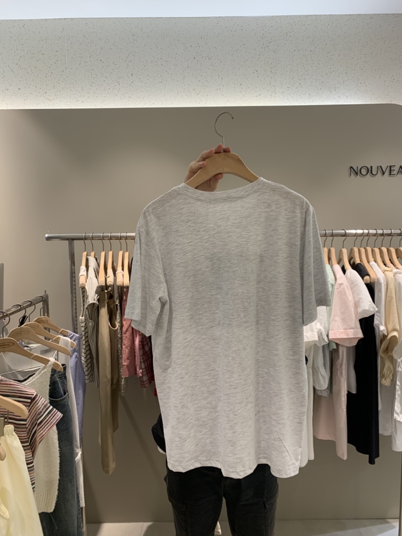NOUVEAU韓國直郵㊣女裝新品熱賣人氣推薦25春夏休閑時尚T恤NOUVEAUT恤
