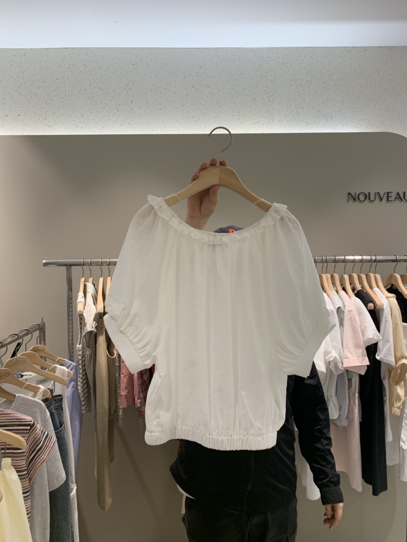 NOUVEAU韓國直郵㊣東大門實拍女裝新款推薦人氣25春夏襯衫蕾絲衫NOUVEAU襯衫/蕾絲衫