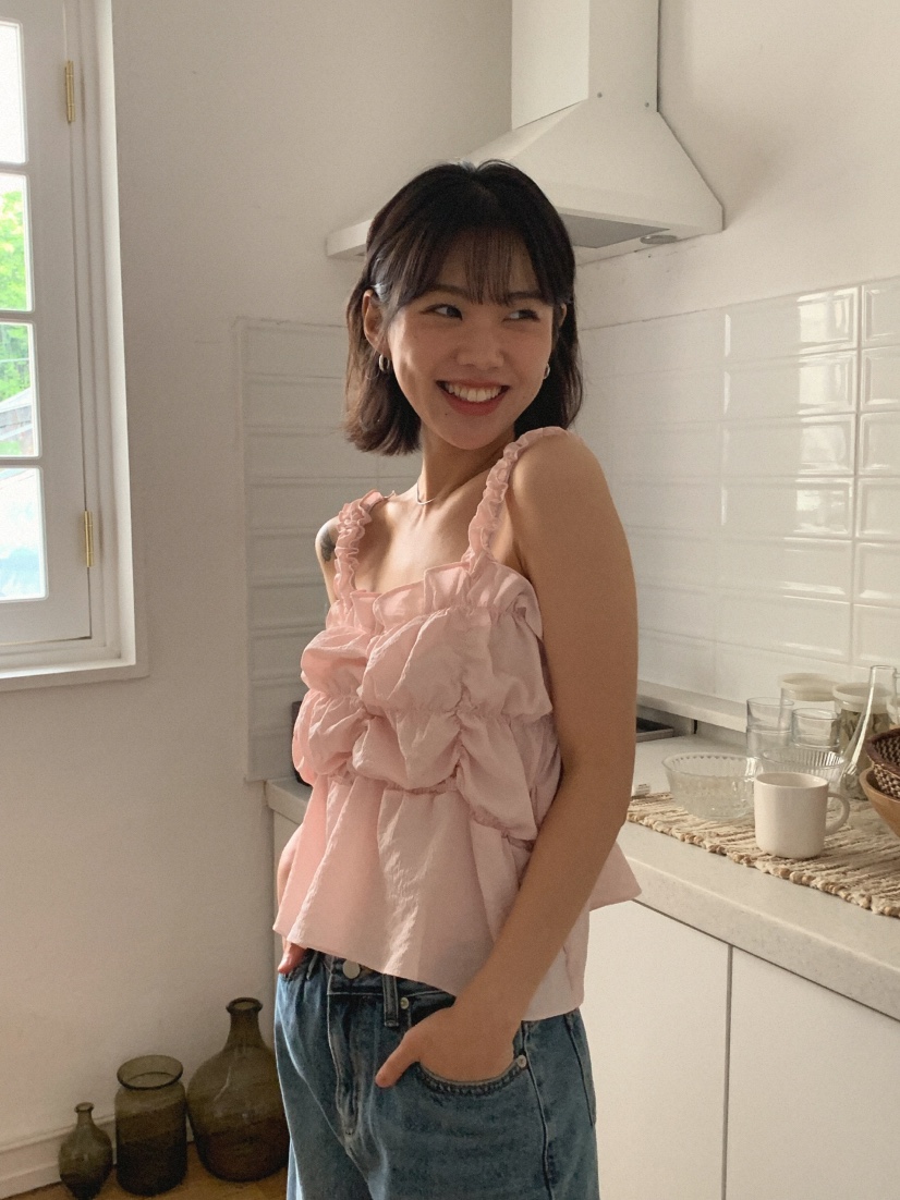 SLAT韓國直郵㊣東大門實拍女裝新款時尚休閑人氣熱賣吊帶背心SLAT吊帶/背心