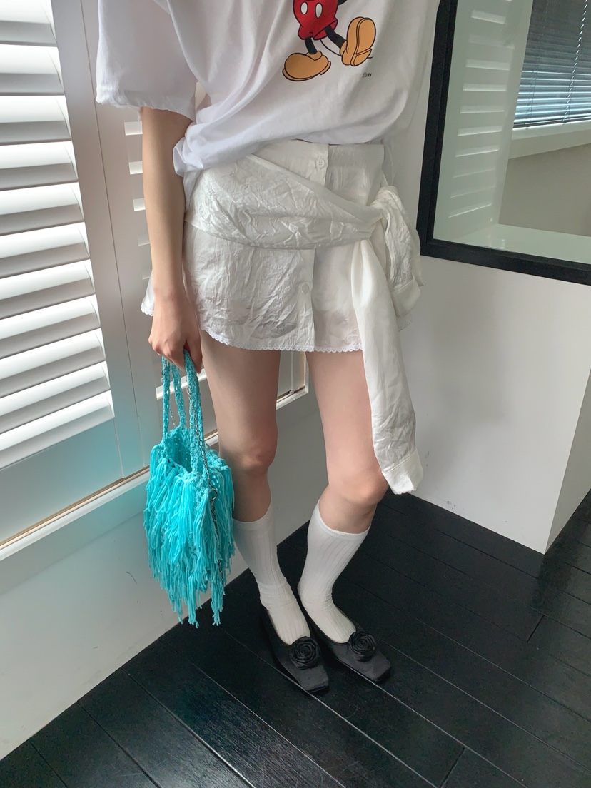 JKICHI韓國直郵㊣東大門實拍女裝新品人氣休閑推薦25春夏裙褲JKICHI裙褲圖色1