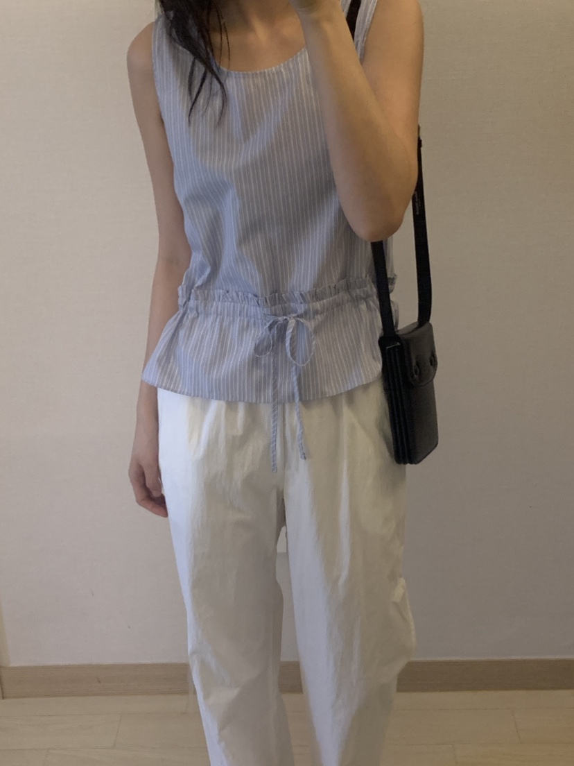 NOUVEAU直郵韓國代購㊣女裝新品25春夏人氣熱賣吊帶背心格紋NOUVEAU吊帶/背心