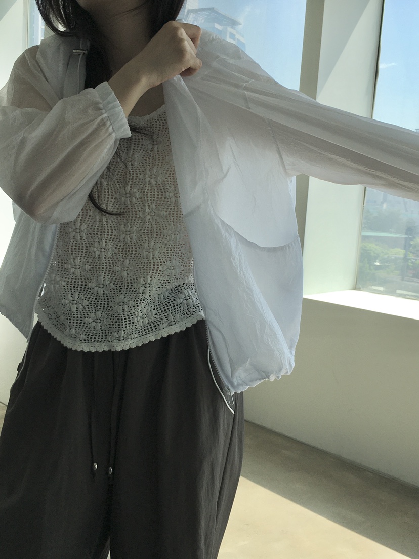 SPREAD直郵韓國代購㊣女裝新款休閑時尚人氣熱賣推薦夾克透明SPREAD夾克