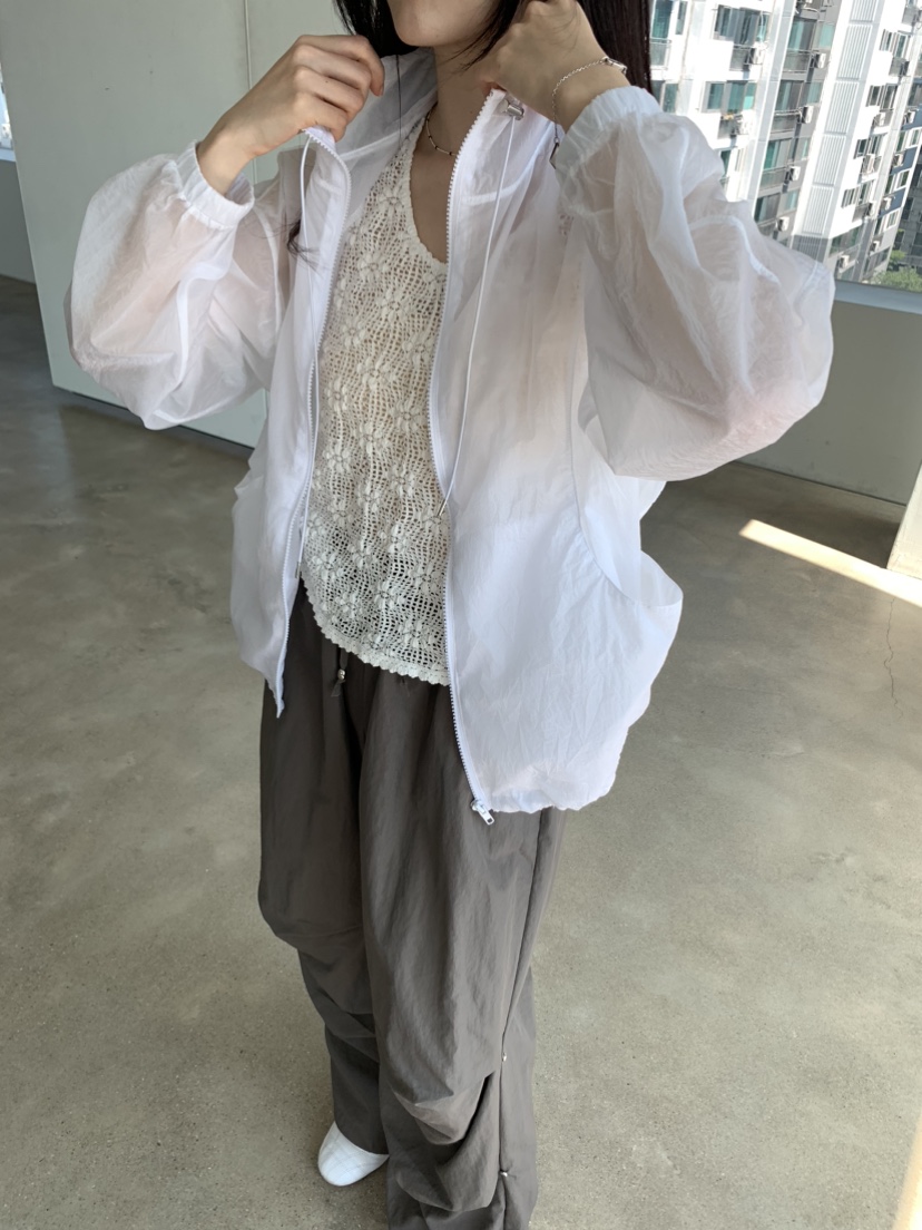 SPREAD直郵韓國代購㊣女裝新款休閑時尚人氣熱賣推薦夾克透明SPREAD夾克