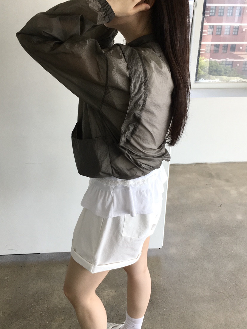 SPREAD直郵韓國代購㊣女裝新款休閑時尚人氣熱賣推薦夾克透明SPREAD夾克