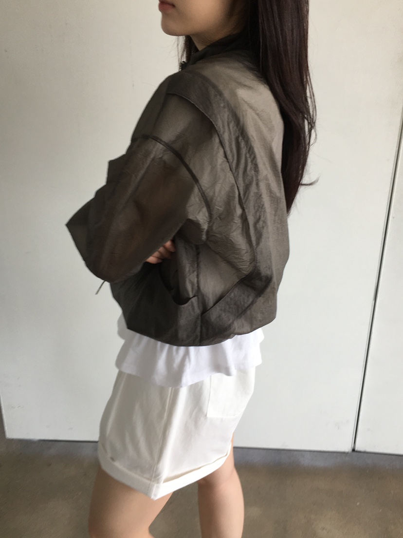 SPREAD直郵韓國代購㊣女裝新款休閑時尚人氣熱賣推薦夾克透明SPREAD夾克