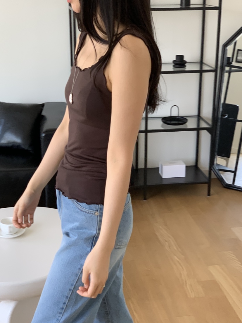 NOUVEAU韓國直郵㊣女裝新款休閑推薦熱賣人氣25春夏吊帶背心NOUVEAU吊帶/背心