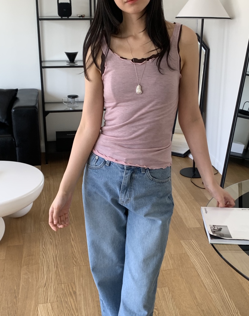 NOUVEAU韓國直郵㊣女裝新款休閑推薦熱賣人氣25春夏吊帶背心NOUVEAU吊帶/背心
