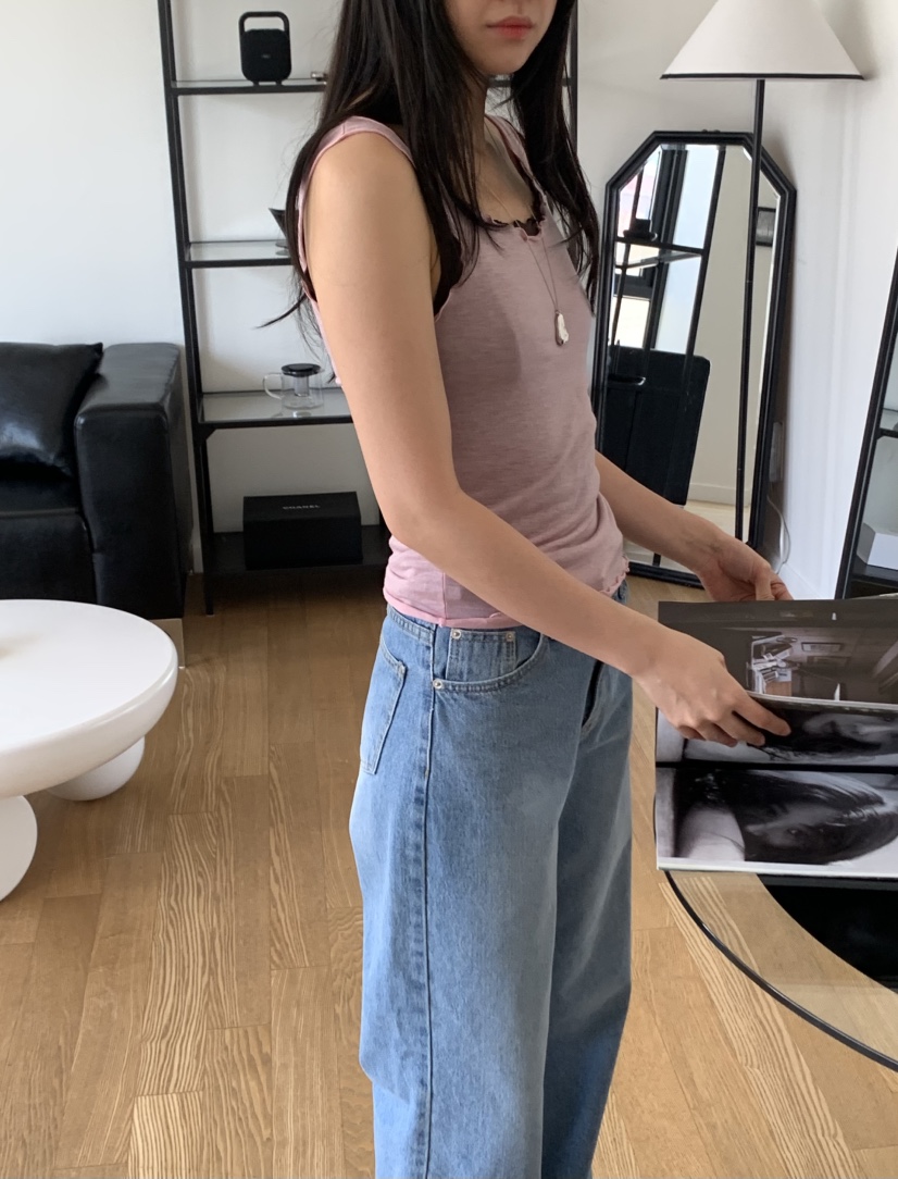 NOUVEAU韓國直郵㊣女裝新款休閑推薦熱賣人氣25春夏吊帶背心NOUVEAU吊帶/背心