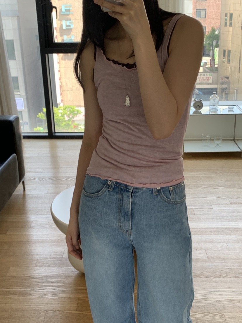 NOUVEAU韓國直郵㊣女裝新款休閑推薦熱賣人氣25春夏吊帶背心NOUVEAU吊帶/背心