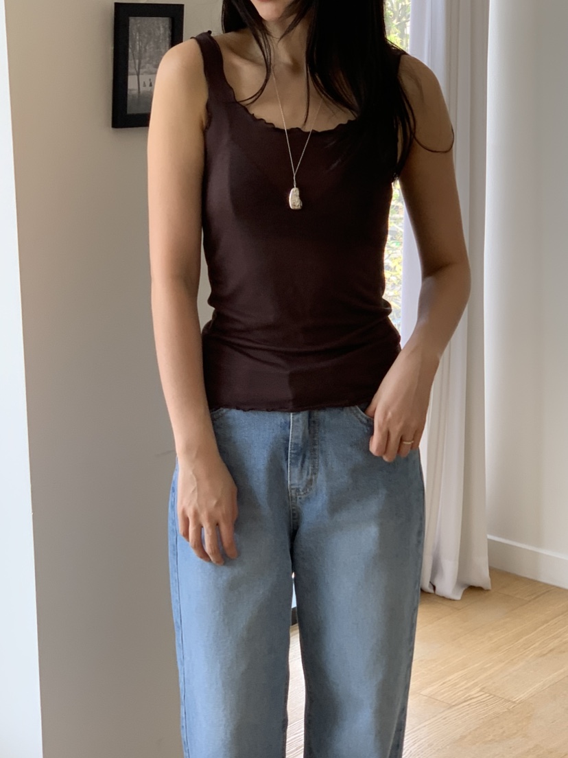 NOUVEAU韓國直郵㊣女裝新款休閑推薦熱賣人氣25春夏吊帶背心NOUVEAU吊帶/背心圖色2