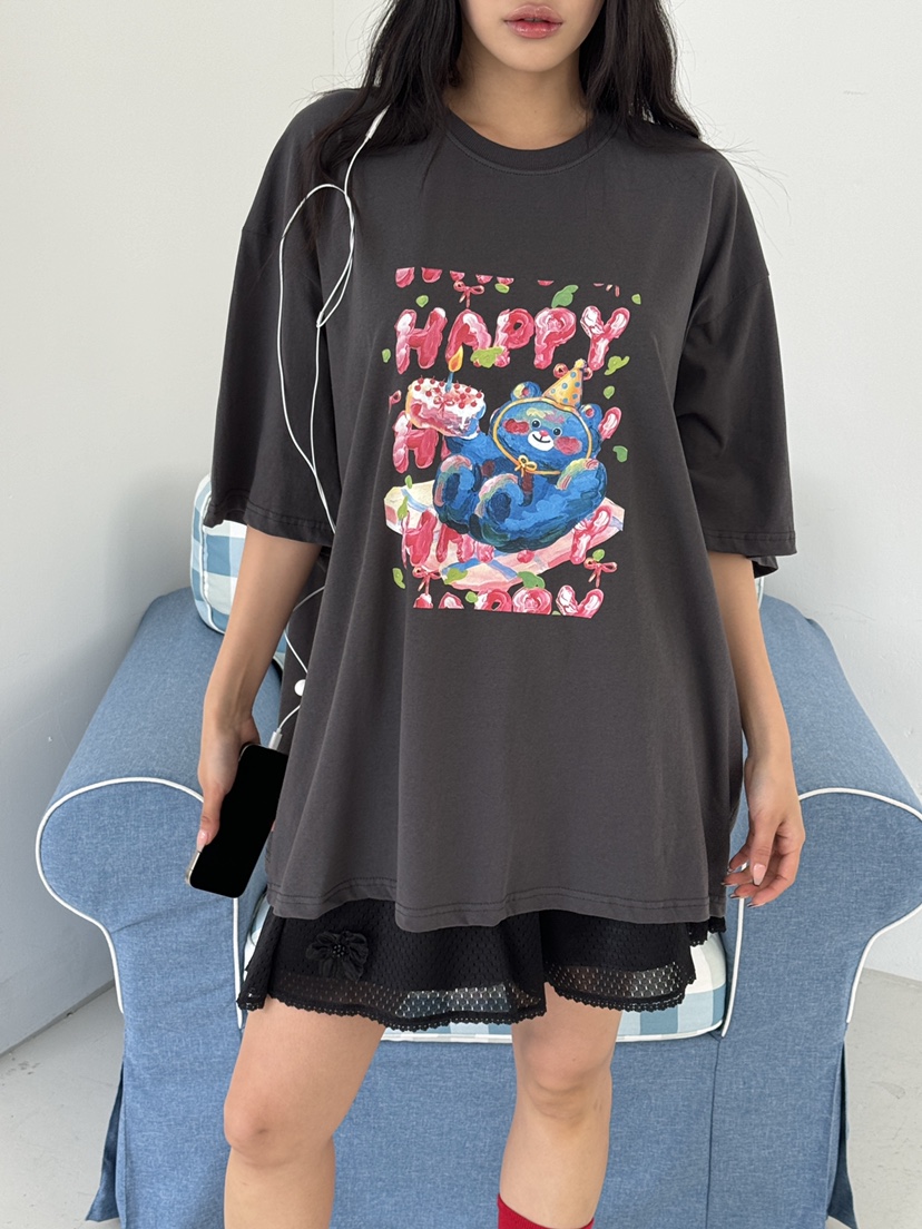 MAISONDEGLORY韓國直郵㊣東大門實拍女裝新款25春夏休閑T恤MAISON DE GLORYT恤