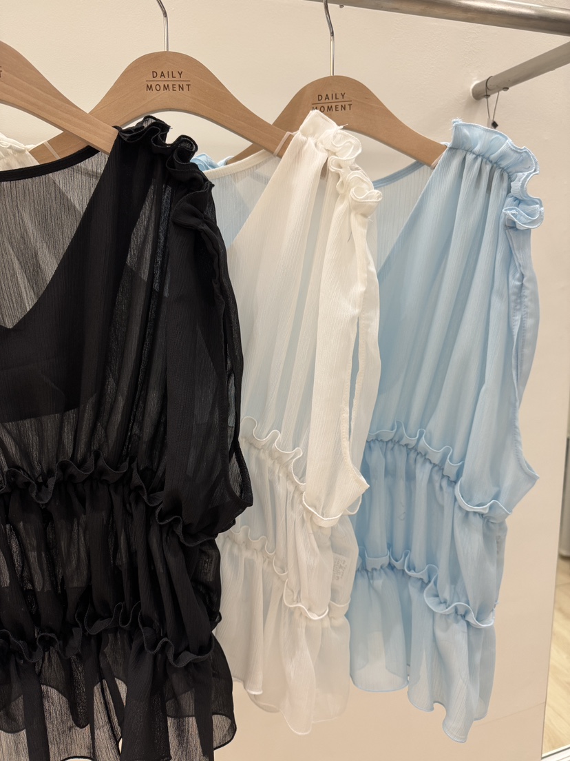 DAILY MOMENT韓國㊣直郵東大門代購女裝新品25春夏吊帶背心DAILY MOMENT吊帶/背心
