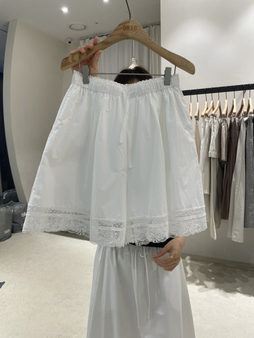OHAO直郵韓國代購㊣女裝新品休閑人氣時尚25春夏熱賣推薦短褲OHAO/HA MONG短褲