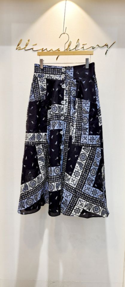 RICO直郵韓國代購㊣女裝新款推薦休閑熱賣25春夏人氣時尚長裙bling bling/RICO長裙圖色2