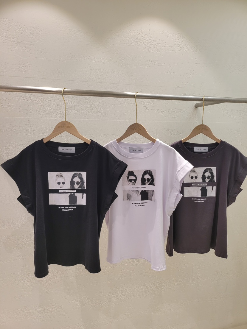 空韓國㊣直郵東大門代購女裝新款人氣25春夏時尚推薦熱賣T恤THE OTHERT恤