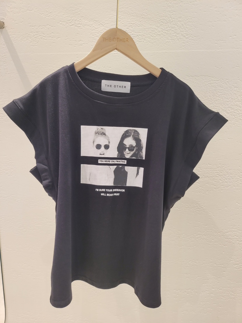 空韓國㊣直郵東大門代購女裝新款人氣25春夏時尚推薦熱賣T恤THE OTHERT恤圖色3