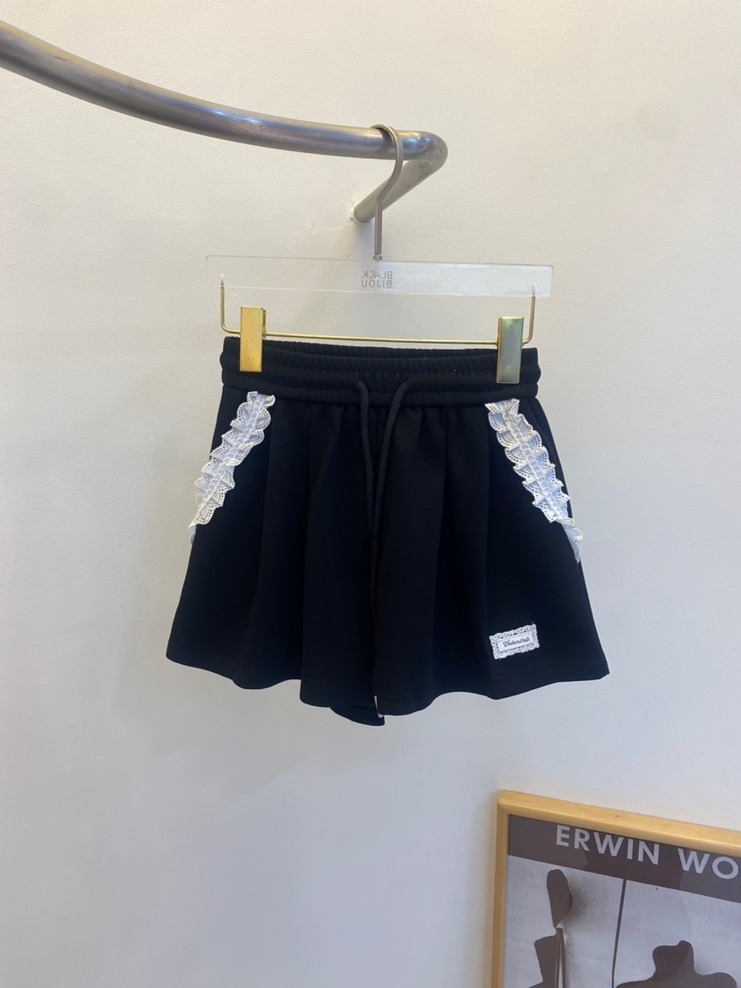 BLACK BIJOU韓國㊣直郵東大門代購女裝新品熱賣推薦休閑短褲BLACK BIJOU短褲圖色2