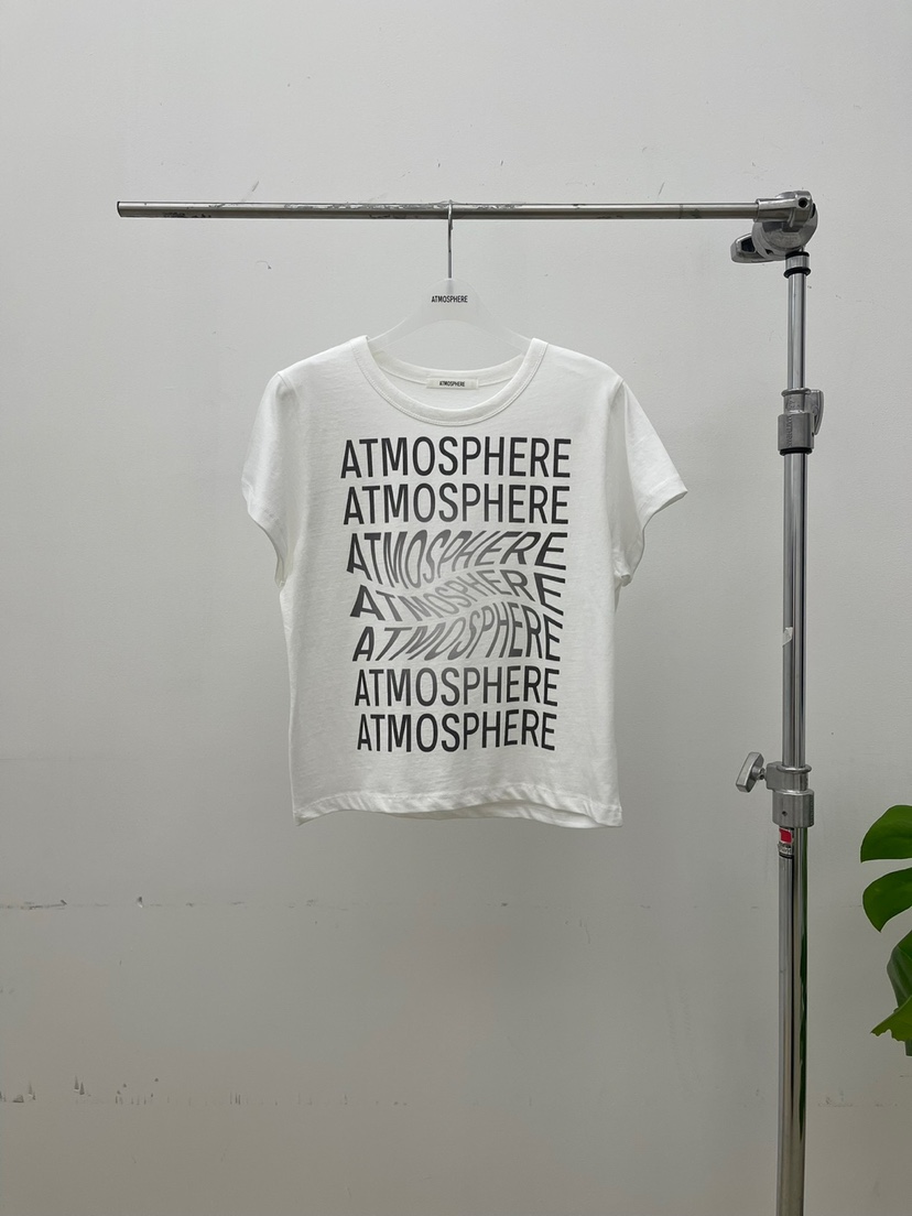 ATMOSPHERE韓國㊣直郵東大門代購女裝新款25春夏人氣推薦T恤ATMOSPHERE/BLINGT恤圖色1