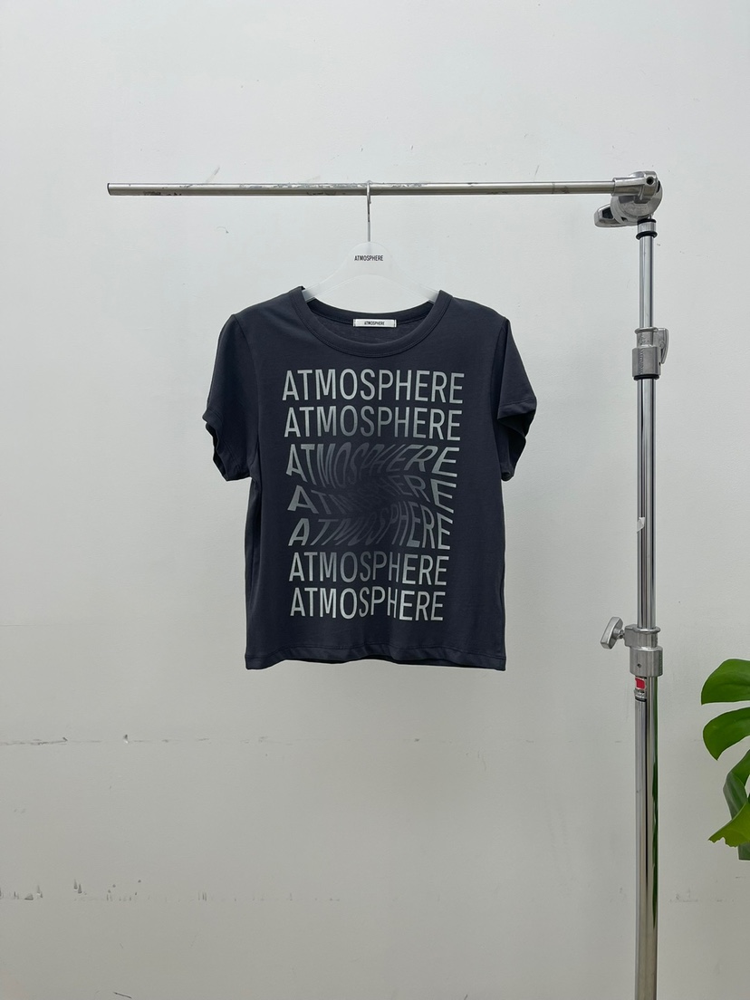 ATMOSPHERE韓國㊣直郵東大門代購女裝新款25春夏人氣推薦T恤ATMOSPHERE/BLINGT恤圖色4