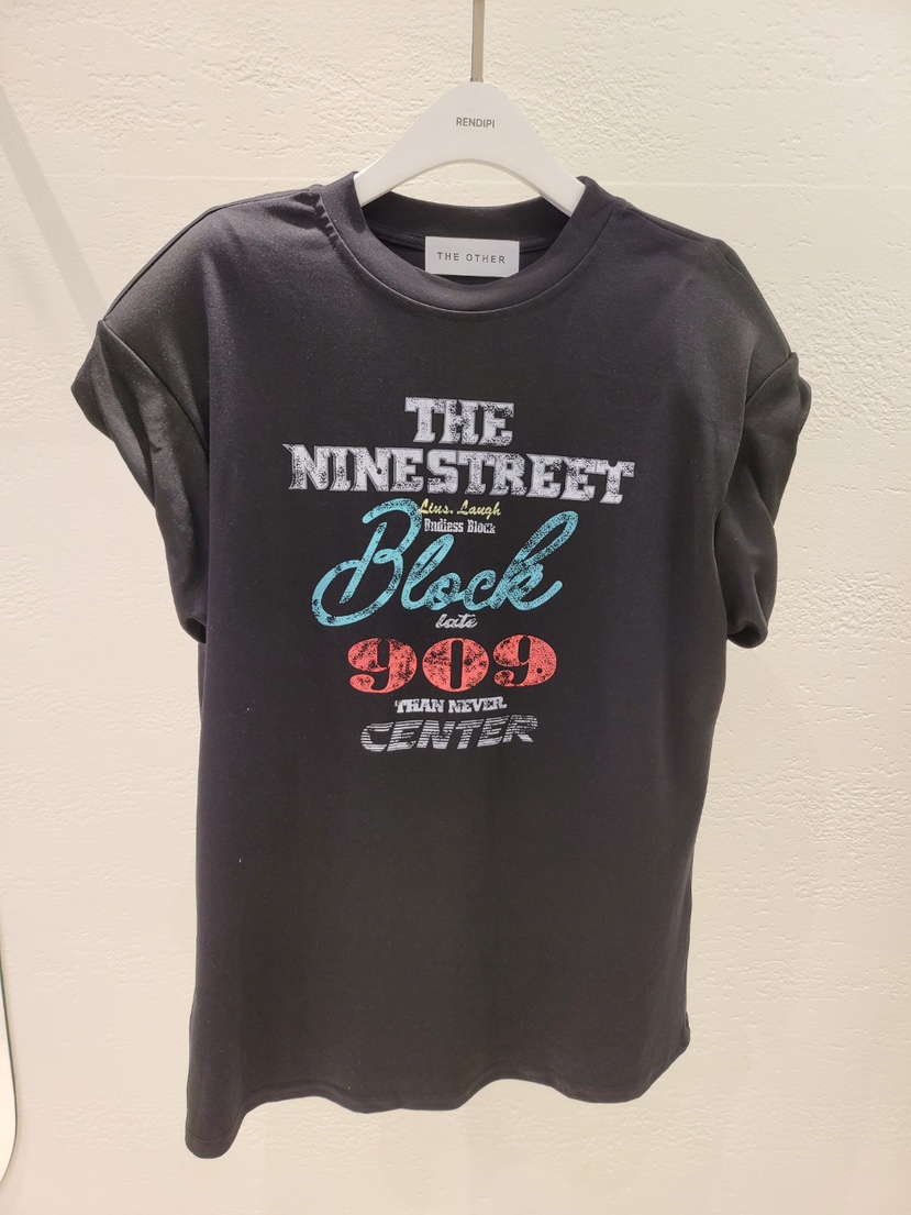 空韓國㊣直郵東大門代購女裝新品人氣熱賣休閑推薦25春夏T恤THE OTHERT恤圖色2