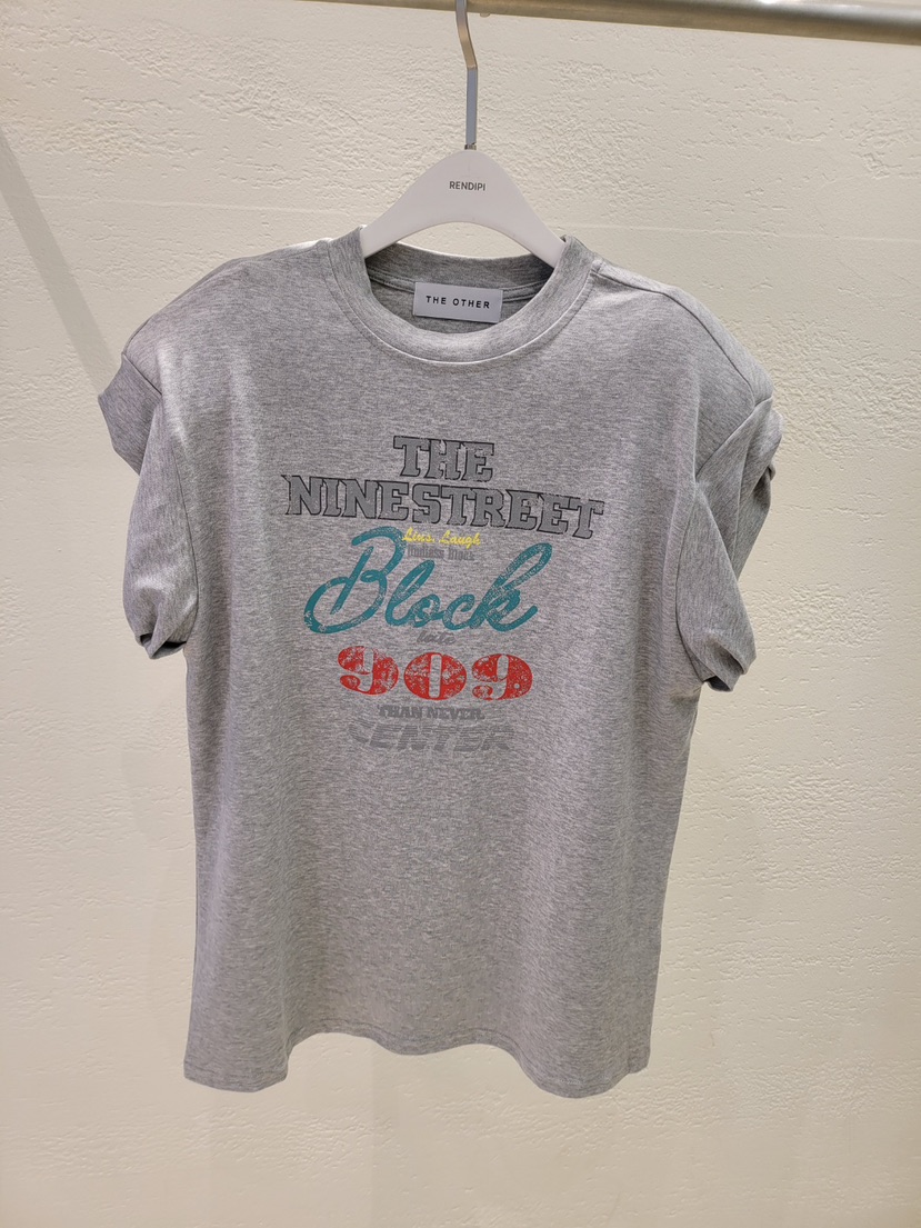 空韓國㊣直郵東大門代購女裝新品人氣熱賣休閑推薦25春夏T恤THE OTHERT恤圖色3