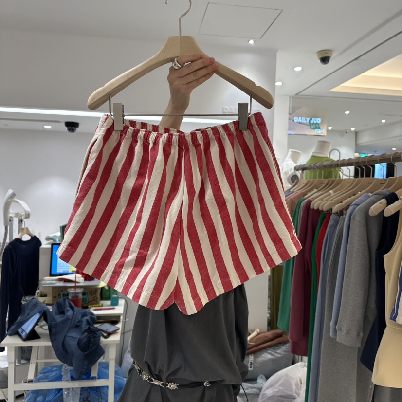 DAILYJUD直郵韓國代購㊣女裝新品時尚25春夏人氣休閑短褲棉質DAILY JUD短褲