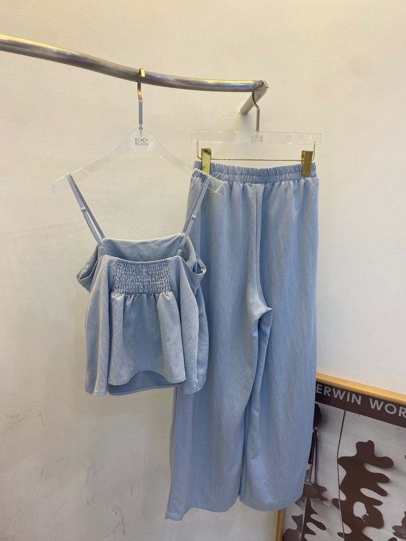 BLACK BIJOU直郵韓國代購㊣女裝新款25春夏休閑時尚推薦套裝BLACK BIJOU套裝