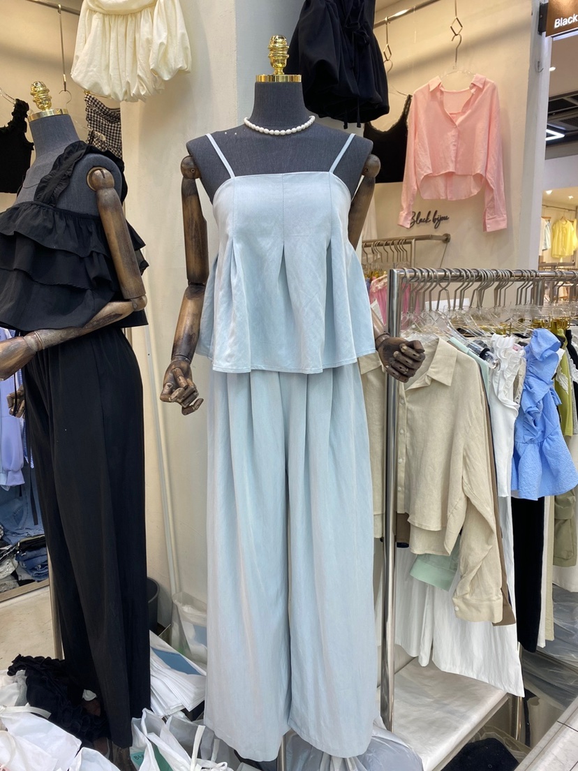 BLACK BIJOU直郵韓國代購㊣女裝新款25春夏休閑時尚推薦套裝BLACK BIJOU套裝