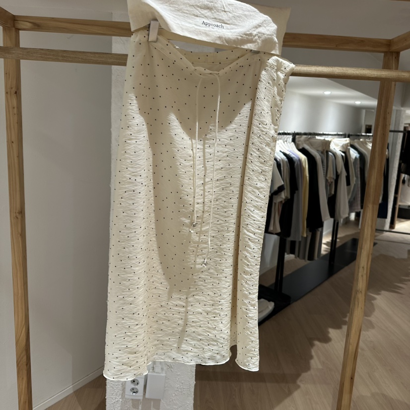 APPROACH0.1直郵韓國代購㊣女裝新品時尚25春夏休閑人氣長裙APPROACH0.1長裙圖色1