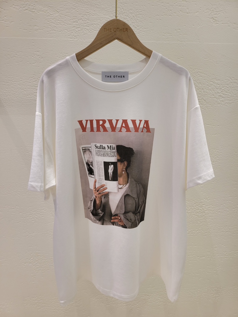 空韓國㊣直郵東大門代購女裝新款人氣時尚休閑25春夏推薦T恤THE OTHERT恤圖色1