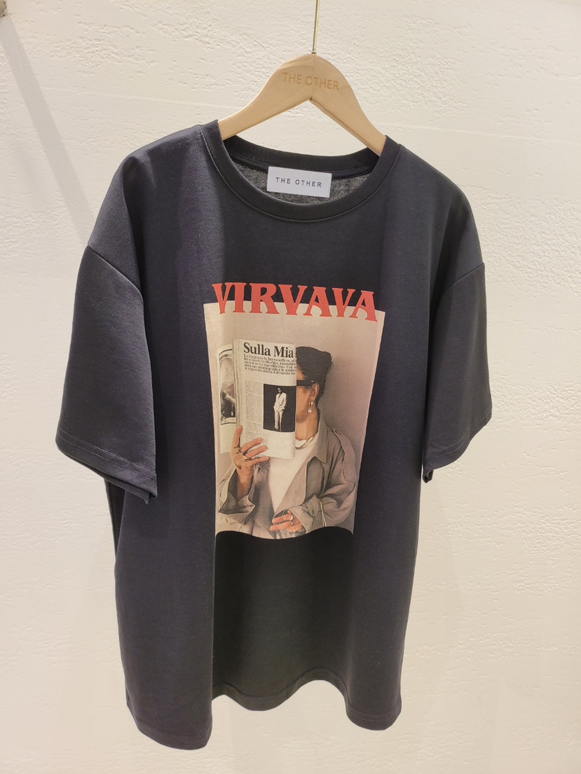 空韓國㊣直郵東大門代購女裝新款人氣時尚休閑25春夏推薦T恤THE OTHERT恤圖色3