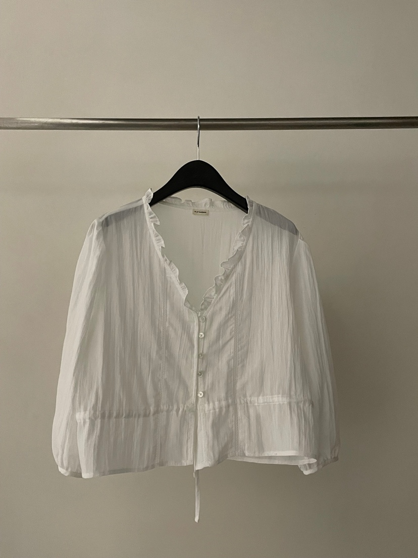 FLAT GARDEN/LA MUETTE/JAMIESTONE韓國㊣直郵東大門代購女裝新品25春夏襯衫蕾絲衫FLAT GARDEN/LA MUETTE/JAMIESTONE襯衫/蕾絲衫