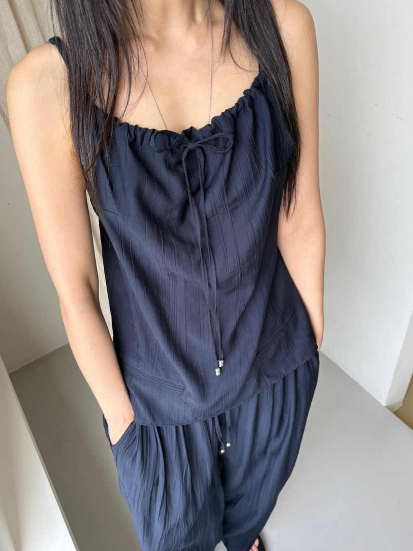 Verbena韓國直郵㊣女裝新款熱賣休閑人氣推薦時尚25春夏吊帶背心Verbena吊帶/背心