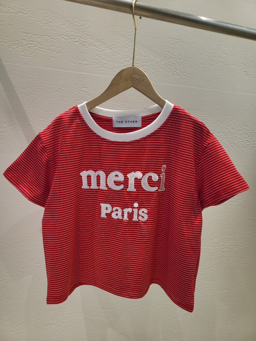 空韓國㊣直郵東大門代購女裝新款休閑熱賣25春夏時尚推薦T恤THE OTHERT恤圖色1