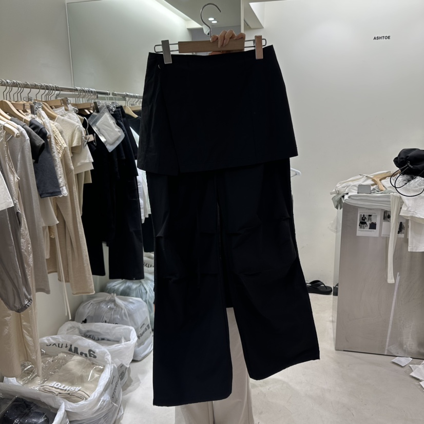 ASHTOE韓國㊣直郵東大門代購女裝新品推薦25春夏休閑時尚裙褲ASHTOE裙褲圖色2