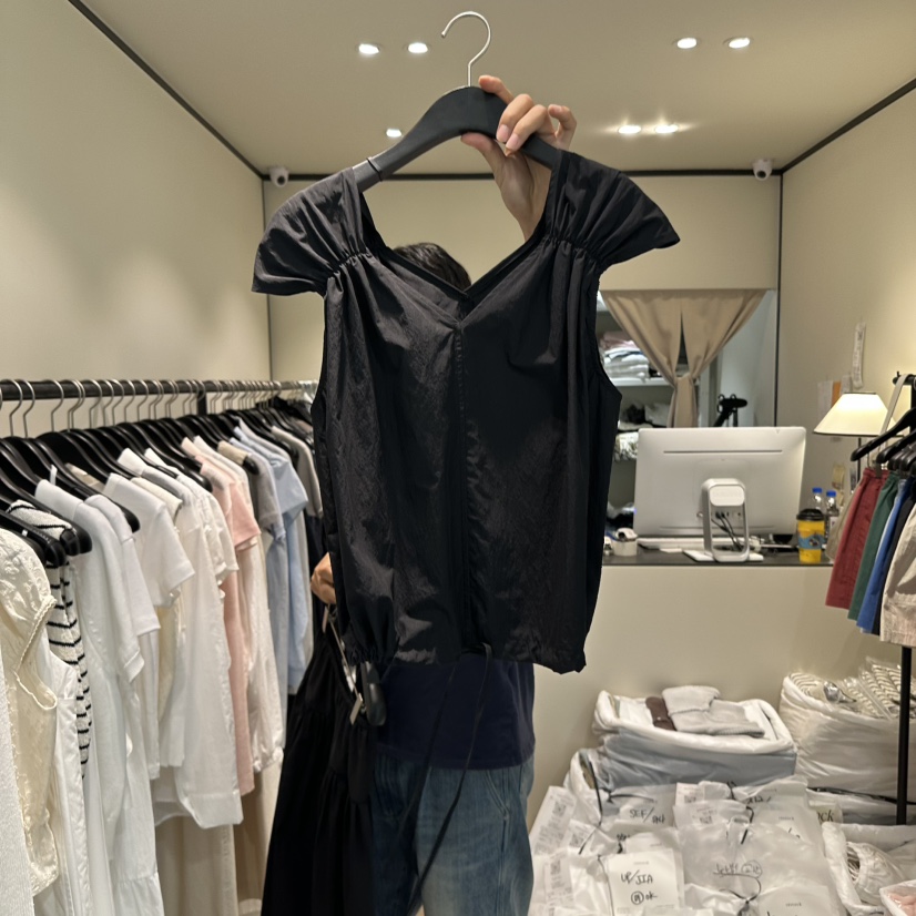 RE STOCK韓國直郵㊣女裝新品休閑25春夏推薦熱賣人氣吊帶背心RE STOCK吊帶/背心圖色2