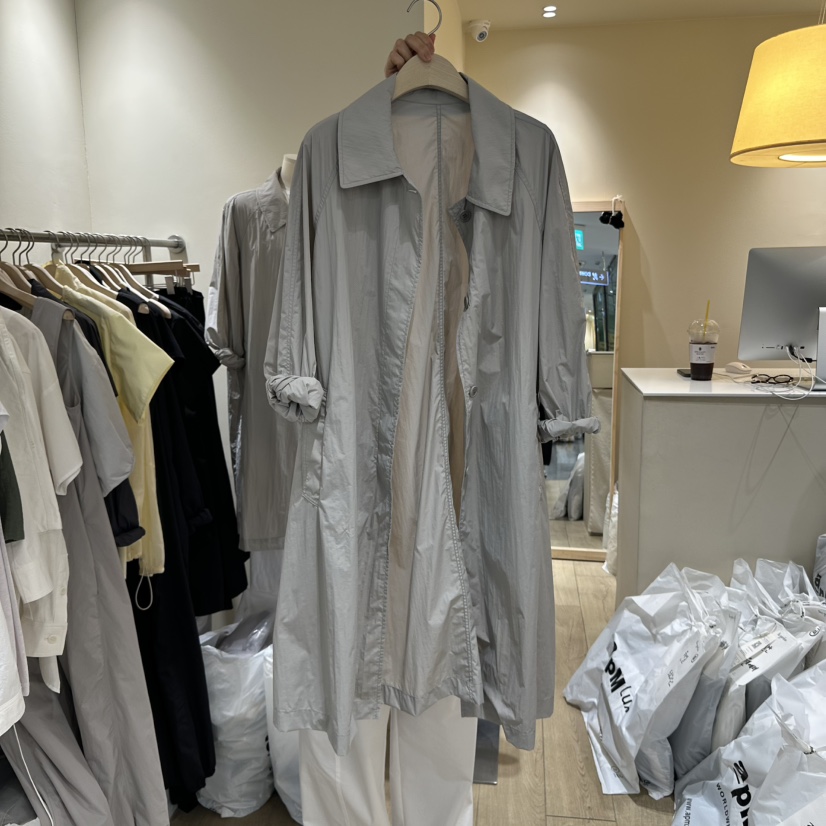 GARDEN韓國㊣直郵東大門代購女裝新品推薦人氣熱賣長款風衣GARDEN長款風衣圖色2