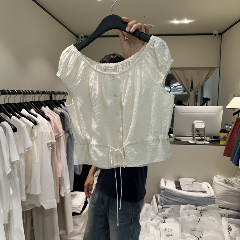 RE STOCK韓國直郵㊣女裝新款熱賣休閑25春夏時尚人氣吊帶背心RE STOCK吊帶/背心圖色2