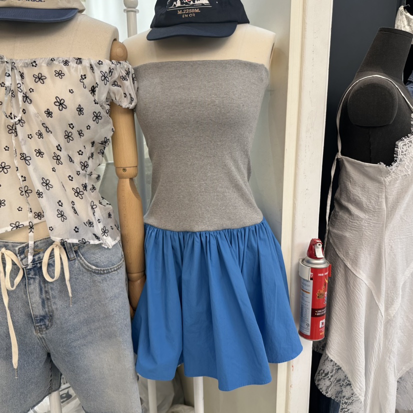 EGG IS韓國㊣直郵東大門代購女裝新品推薦25春夏休閑連衣裙EGG IS連衣裙