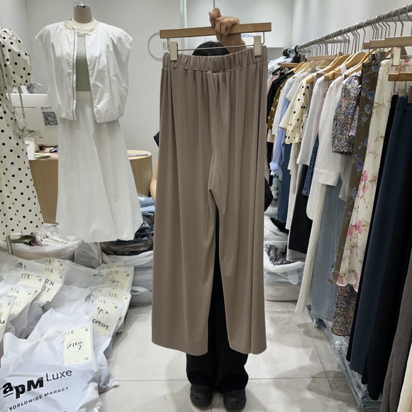 EN.U韓國㊣直郵東大門代購女裝新品休閑25春夏推薦熱賣休閑褲EN.U休閑褲