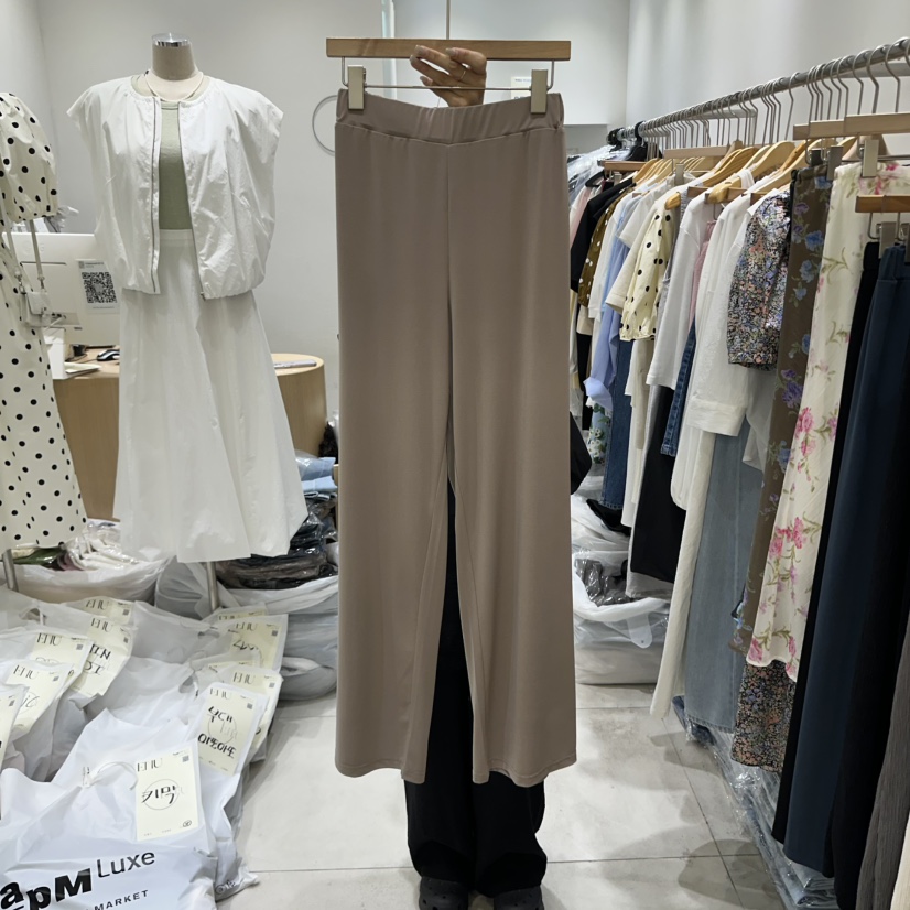 EN.U韓國㊣直郵東大門代購女裝新品休閑25春夏推薦熱賣休閑褲EN.U休閑褲圖色1