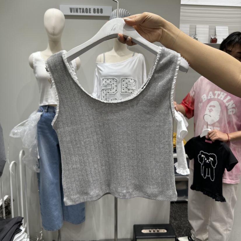 VINTAGE 888直郵韓國代購㊣女裝新品熱賣推薦時尚吊帶背心VINTAGE888/TRIPLE EIGHT吊帶/背心