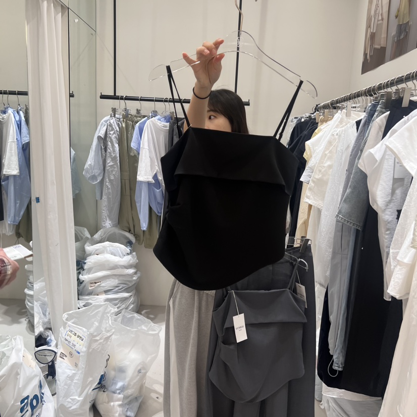 YUNBAL韓國㊣直郵東大門代購女裝新款熱賣休閑時尚吊帶背心YUNBAL吊帶/背心圖色2
