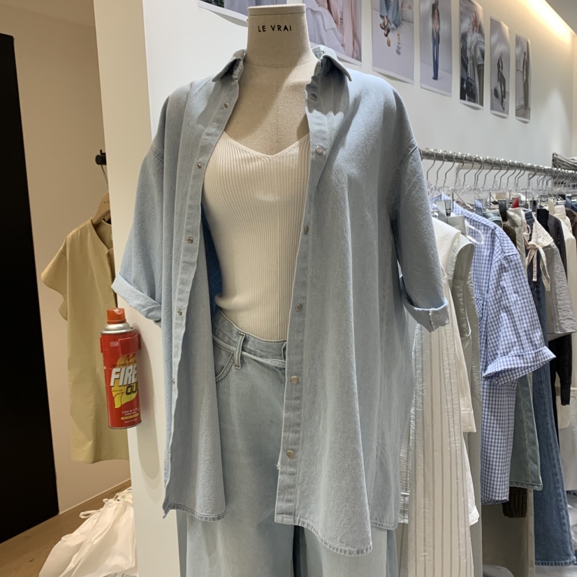 THE REST韓國直郵㊣東大門實拍女裝新品時尚人氣襯衫蕾絲衫THE REST/UNNOEUD襯衫/蕾絲衫圖色2