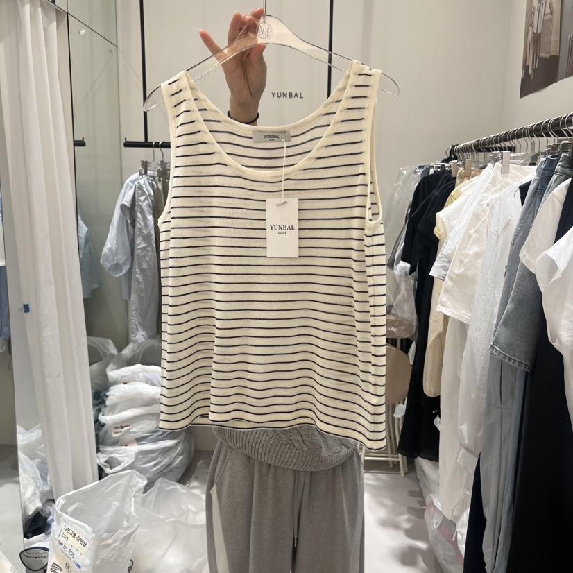 YUNBAL韓國直郵㊣女裝新品熱賣推薦時尚人氣休閑25春夏吊帶背心YUNBAL吊帶/背心