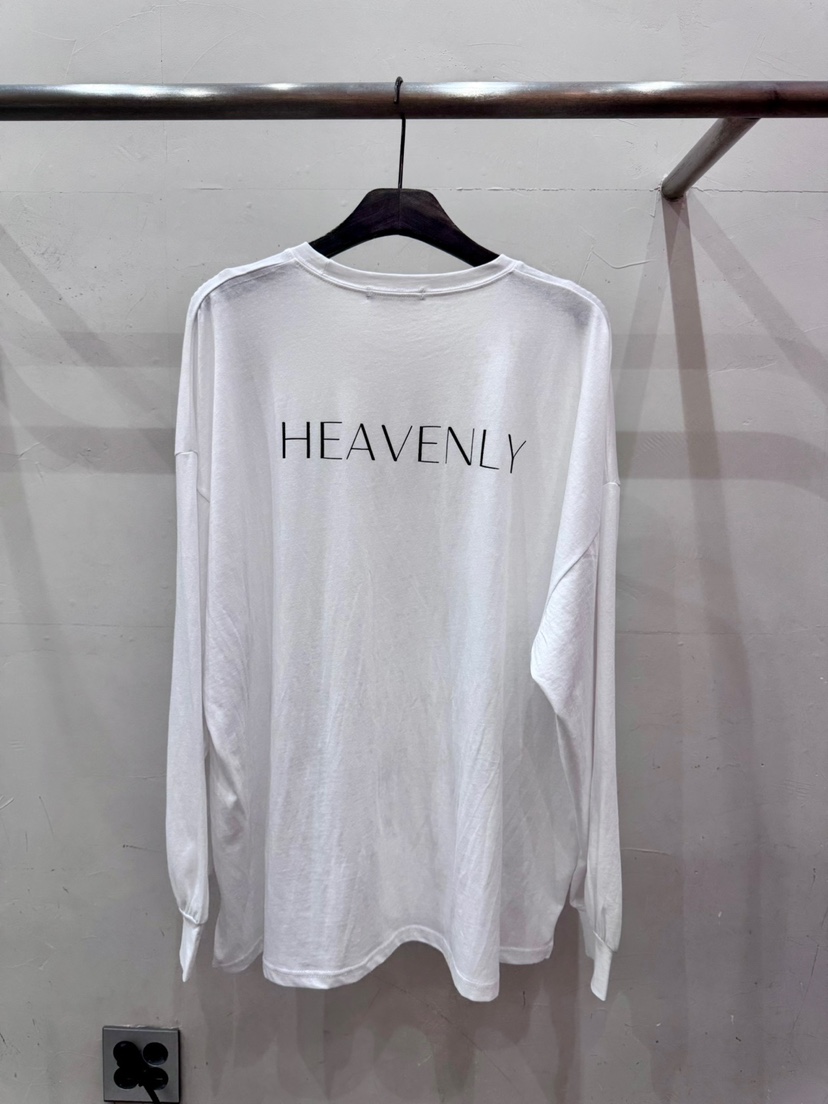 NOB韓國㊣直郵東大門代購女裝新款休閑25春夏推薦熱賣長袖T恤AMOEBA長袖T恤