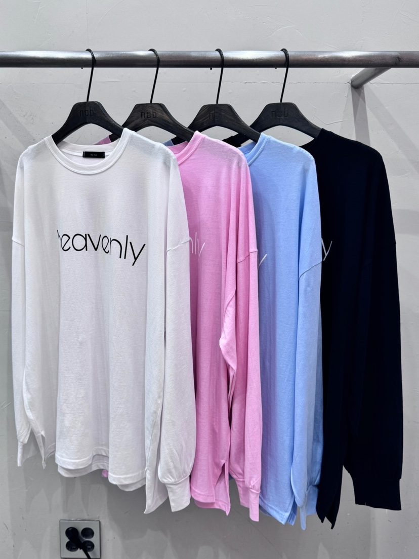 NOB韓國㊣直郵東大門代購女裝新款休閑25春夏推薦熱賣長袖T恤AMOEBA長袖T恤