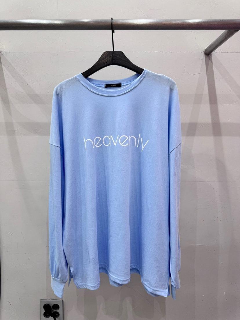 NOB韓國㊣直郵東大門代購女裝新款休閑25春夏推薦熱賣長袖T恤AMOEBA長袖T恤圖色3