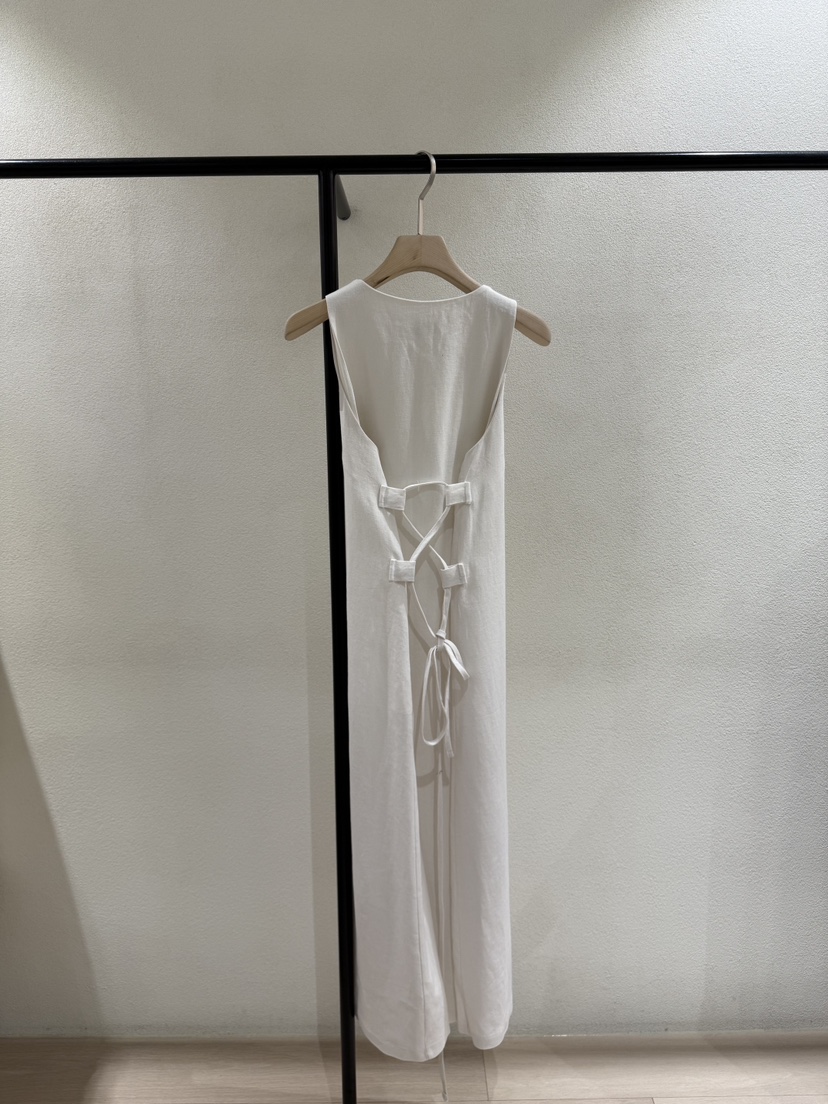 POSTMODERN直郵韓國代購㊣女裝新品時尚熱賣25春夏連衣裙含腰帶POSTMODERN連衣裙