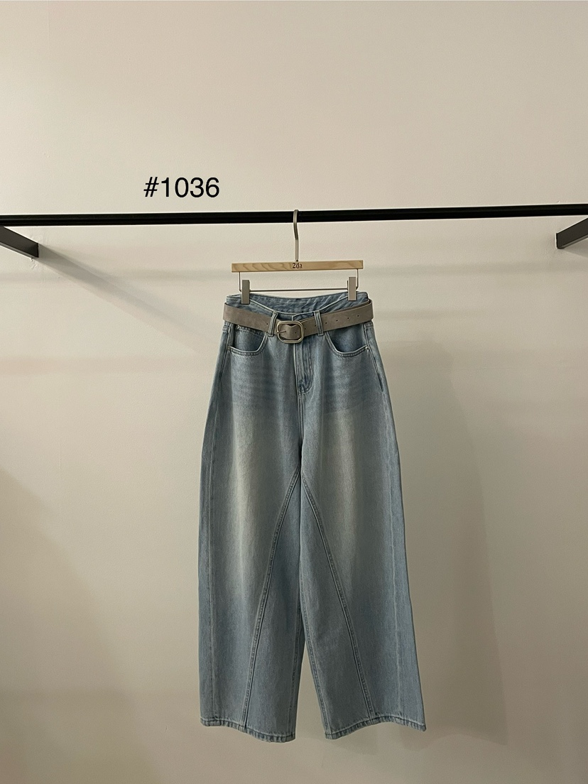 DARIMI-P韓國直郵㊣女裝新款休閑人氣25春夏推薦熱賣牛仔褲2DA/DARIMI-P牛仔褲圖色1